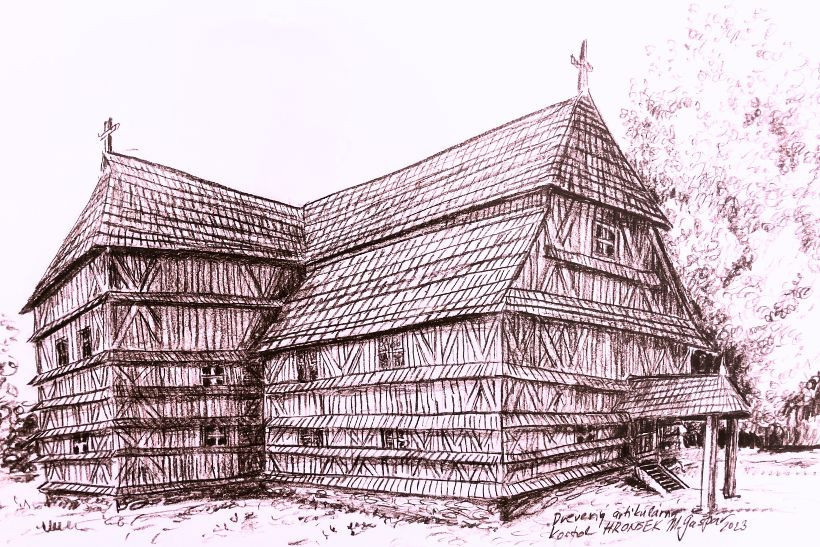Výstava obrazov drevených kostolov