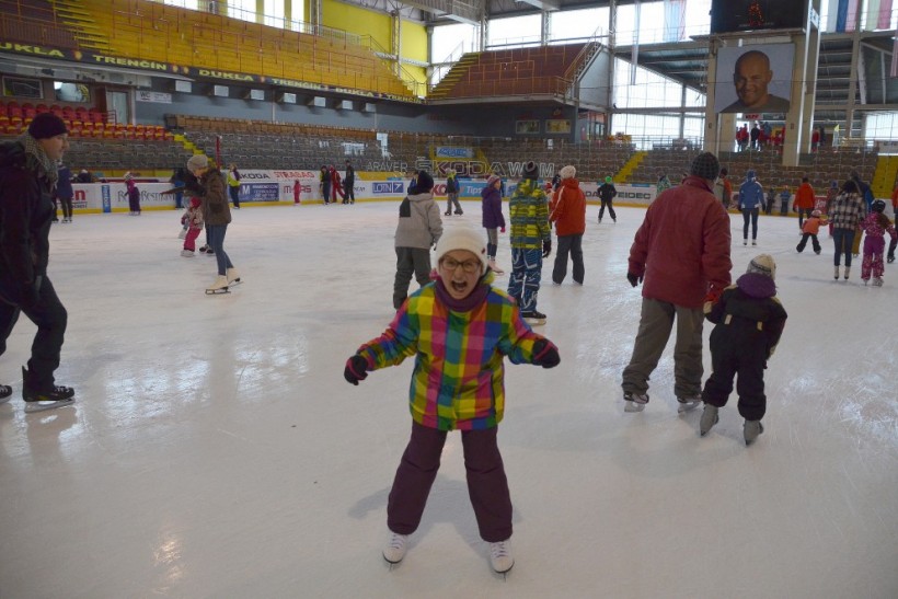 korčuľovanie rodín s deťmi január 2020