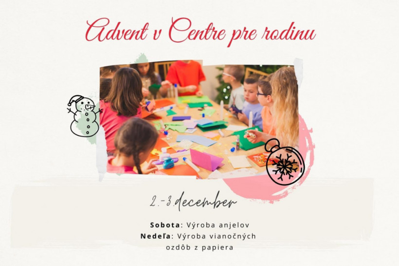 Adventné dielničky 2.-3.12.2023